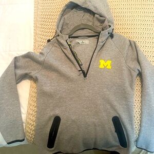 University of Michigan half zip pullover